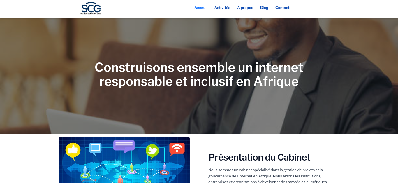 Lire la suite à propos de l’article Site web pour organisation – Strategic Consulting Group